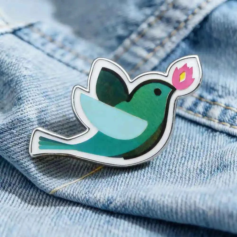 Printed Enamel Pin | Offset Printing Lapel Pin with Photo-Quality Detail