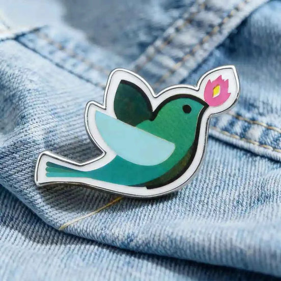 Printed Enamel Pin | Offset Printing Lapel Pin with Photo-Quality Detail