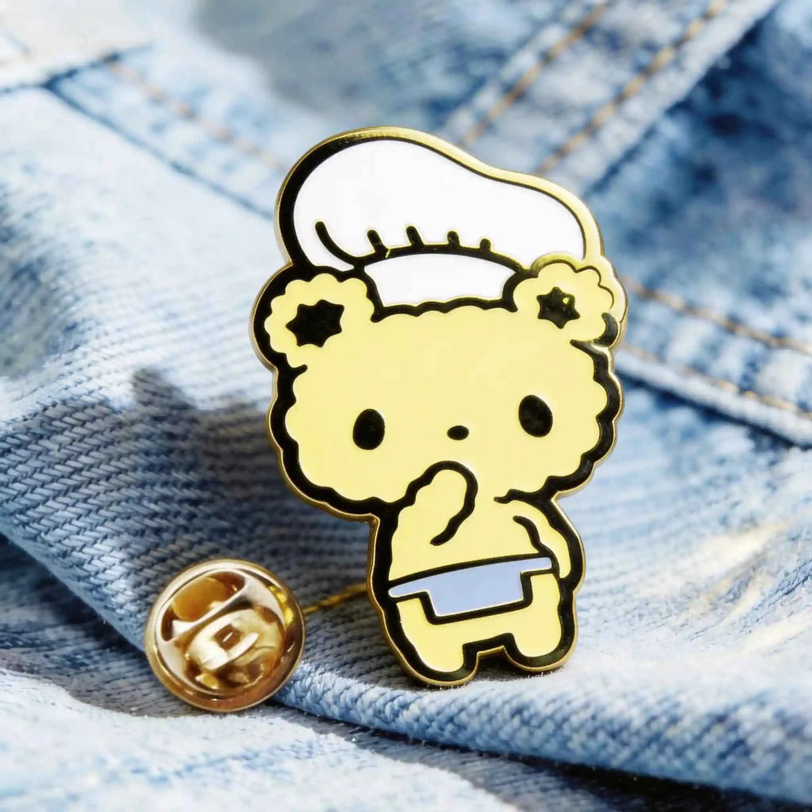 Dog Enamel Pin – Kawaii Puppy & Bear Lapel Pins for Dog Lovers