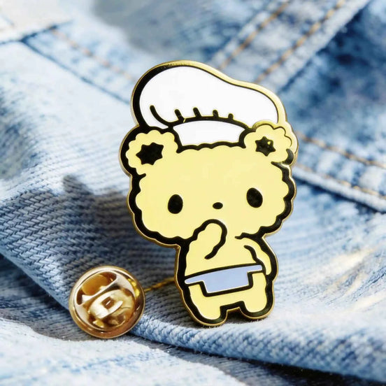 Dog Enamel Pin – Kawaii Puppy & Bear Lapel Pins for Dog Lovers