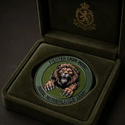 Royal Netherlands Army Fighter Lion Challenge Coin | Custom Military Coin