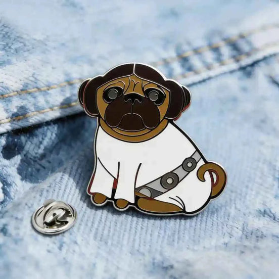 Dog Enamel Pin – Kawaii Puppy & Bear Lapel Pins for Dog Lovers