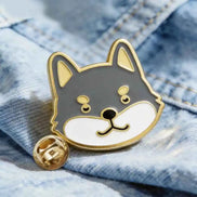 Cute Dog Hard Enamel Pin | Custom Pet Lapel Pin