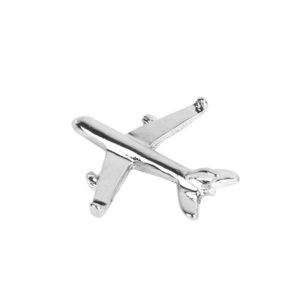 Promotional Custom Metal 3D Zinc Alloy Silver Bronze Angel Wing Pin Badge Airplane Aircraft Lapel Pins