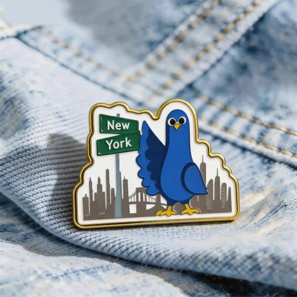 New York City Enamel Pin | NYC Souvenir Lapel Pin - GFTCRAFTS