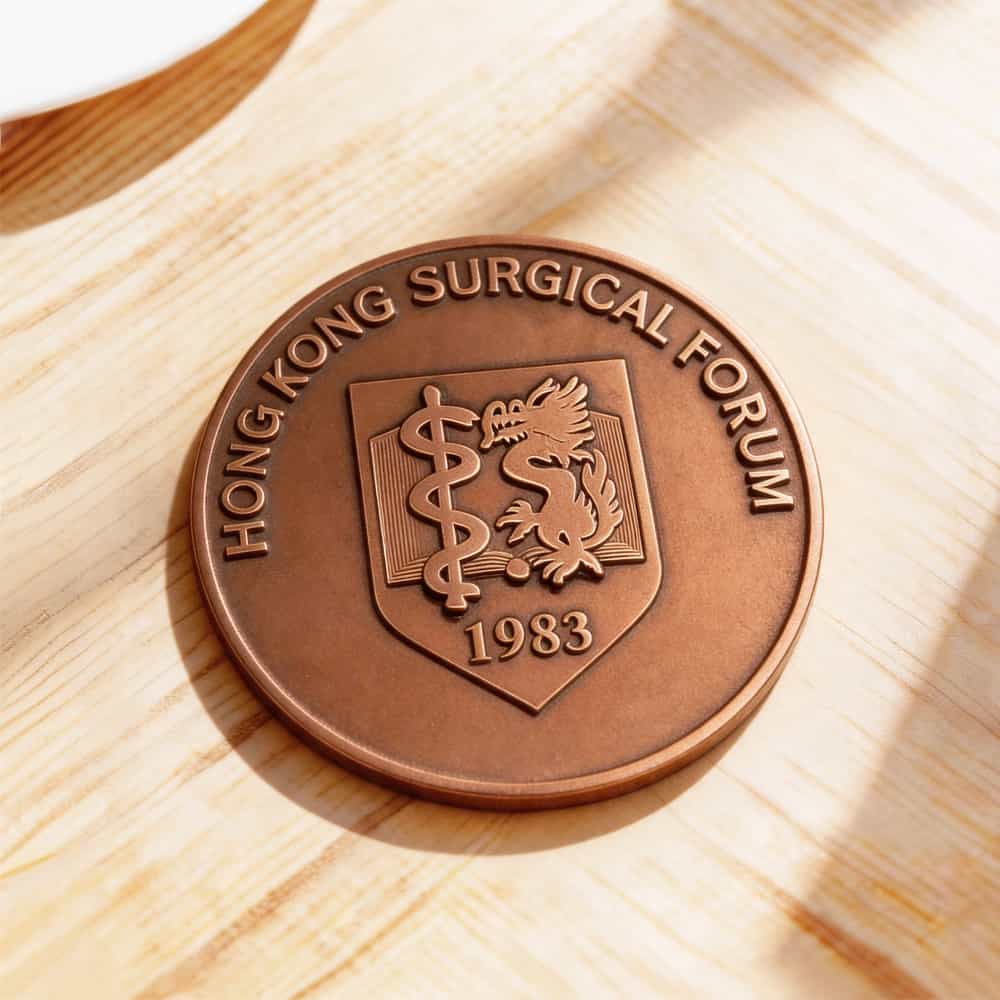 Antique Bronze Coin – Custom 3D Relief Challenge Coin & Commemorative Medal