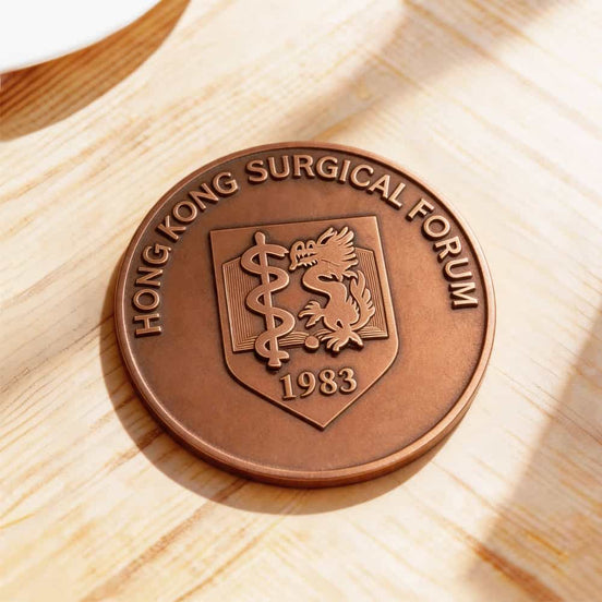 Antique Bronze Coin – Custom 3D Relief Challenge Coin & Commemorative Medal