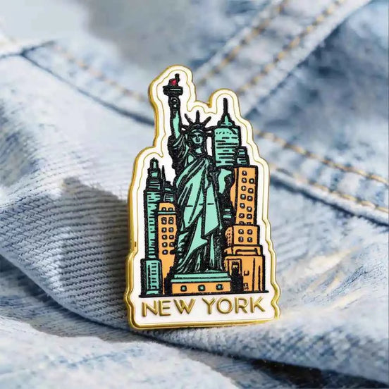 New York City Enamel Pin | NYC Souvenir Lapel Pin