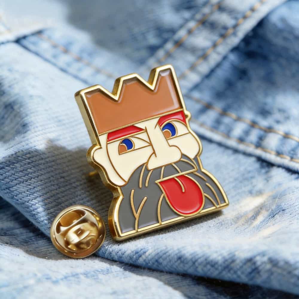 Anime Enamel Pin – Chibi Character Lapel Pin for Collectors