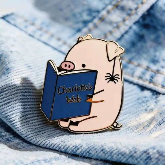 Cute Cartoon Hard Enamel Pin | Bear & Animal Character Lapel Pin