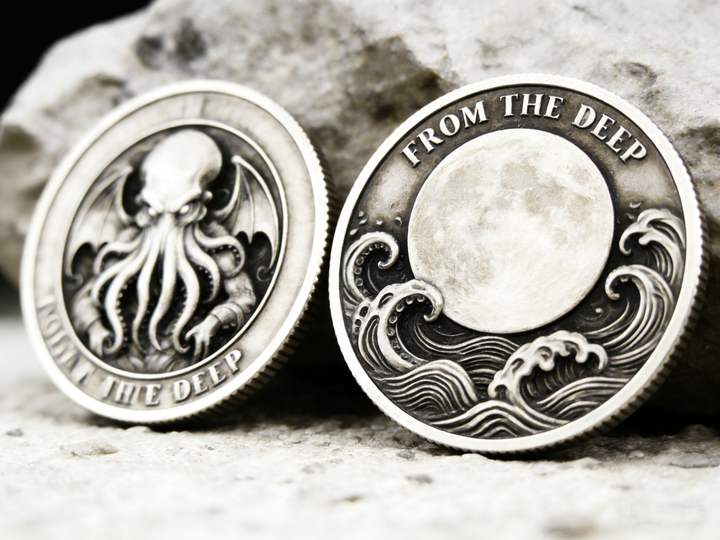 Custom Metal Coin Manufacturer Any Design Full Color Enamel 3D Relief Antique Finish Tabletop Gaming Collector Unique Coin