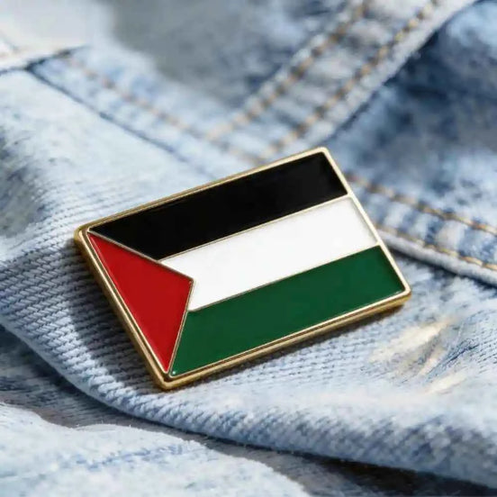 Palestine Flag Soft Enamel Pins | Custom Lapel Pin