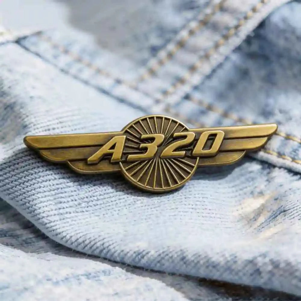Custom Airplane Enamel Pin | Aviation Wing Badge – 747, 777, A380 & More - GFTCRAFTS