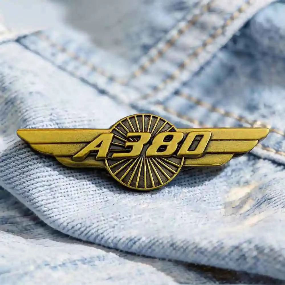 Custom Airplane Enamel Pin | Aviation Wing Badge – 747, 777, A380 & More - GFTCRAFTS