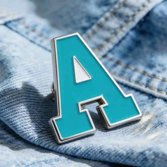 Custom A-Z Capital Letter Enamel Pin | OEM Wholesale Factory | No Minimum - GFTCRAFTS