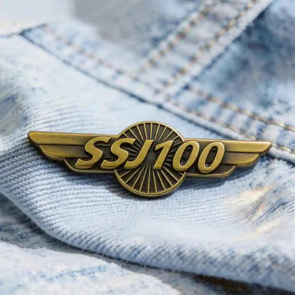 Custom Airplane Enamel Pin | Aviation Wing Badge – 747, 777, A380 & More - GFTCRAFTS