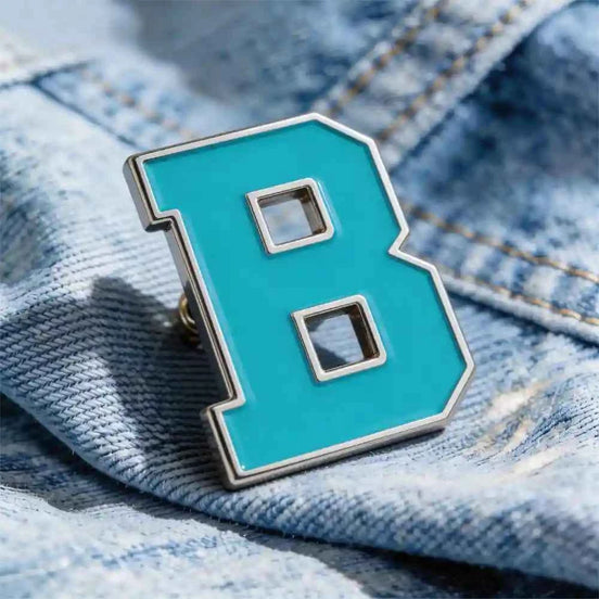 Custom A-Z Capital Letter Enamel Pin | OEM Wholesale Factory | No Minimum - GFTCRAFTS