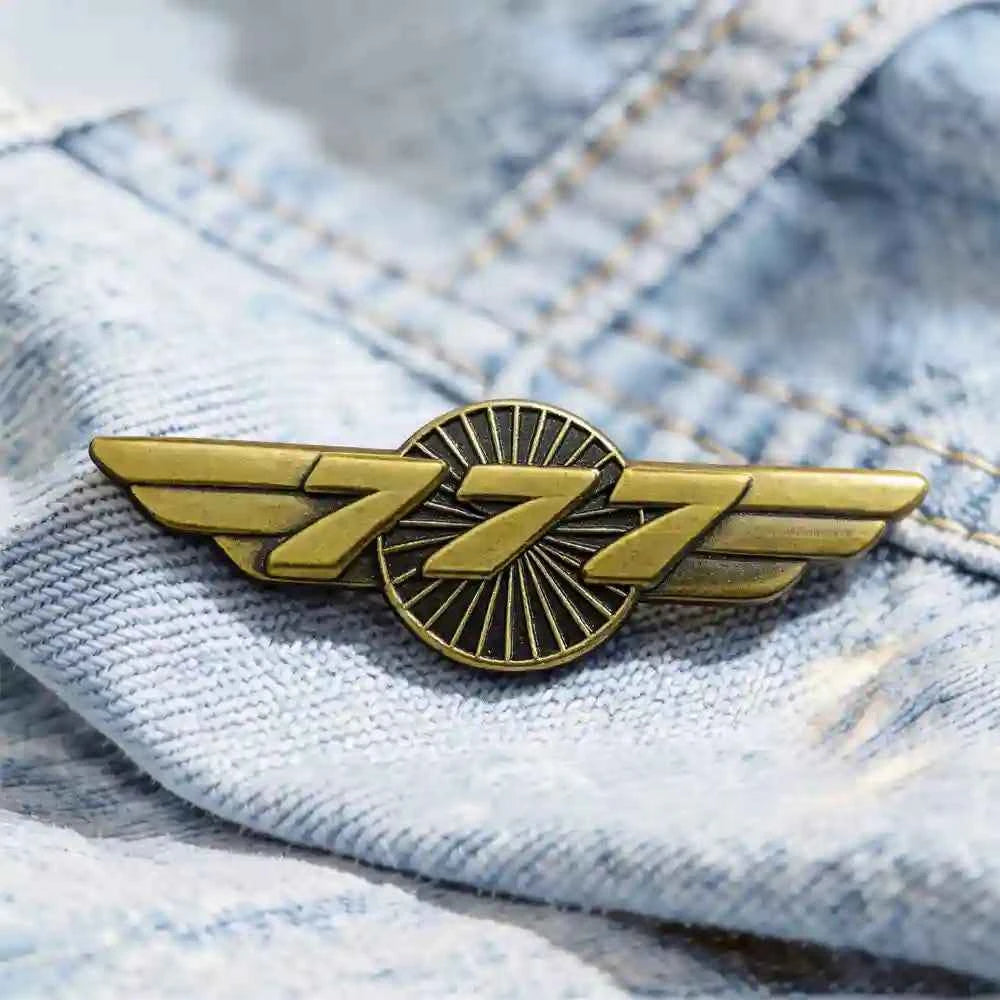 Custom Airplane Enamel Pin | Aviation Wing Badge – 747, 777, A380 & More - GFTCRAFTS