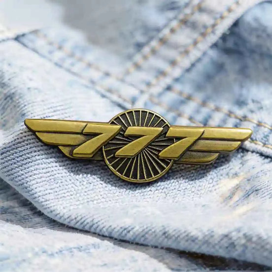 Custom Airplane Enamel Pin | Aviation Wing Badge – 747, 777, A380 & More - GFTCRAFTS
