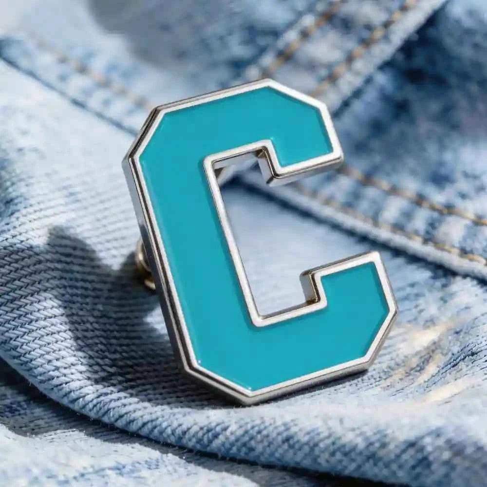 Custom A-Z Capital Letter Enamel Pin | OEM Wholesale Factory | No Minimum - GFTCRAFTS