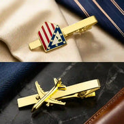 Custom Airplane Tie Clip | Personalized Metal Tie Bar