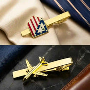 Custom Airplane Tie Clip | Personalized Metal Tie Bar - GFTCRAFTS