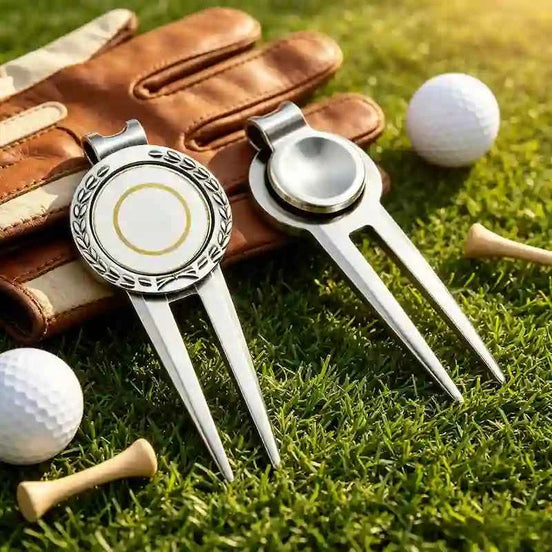 Custom Golf Divot Tool with Magnetic Ball Marker | Personalized Logo Golf Repair Tool - GFTCRAFTS