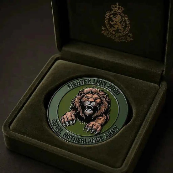 Royal Netherlands Army Fighter Lion Challenge Coin | Custom Military Coin - GFTCRAFTS
