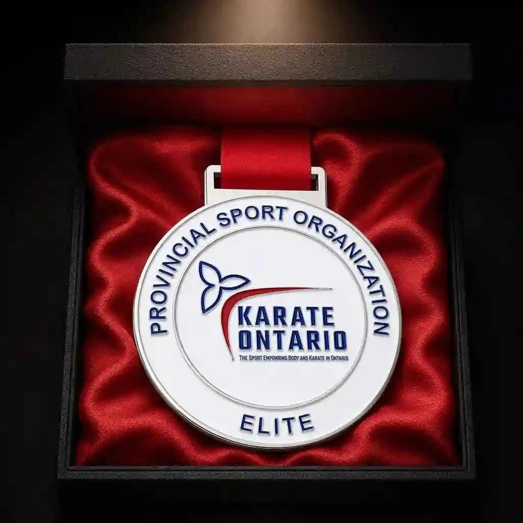 Custom Karate & Martial Arts Medal | Silver Enamel Sports Award – GFTCRAFTS - GFTCRAFTS