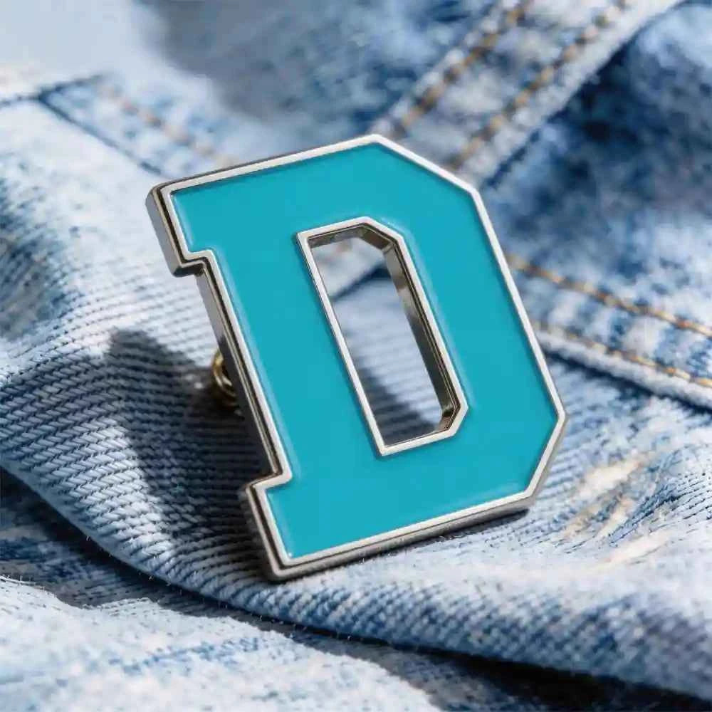 Custom A-Z Capital Letter Enamel Pin | OEM Wholesale Factory | No Minimum - GFTCRAFTS