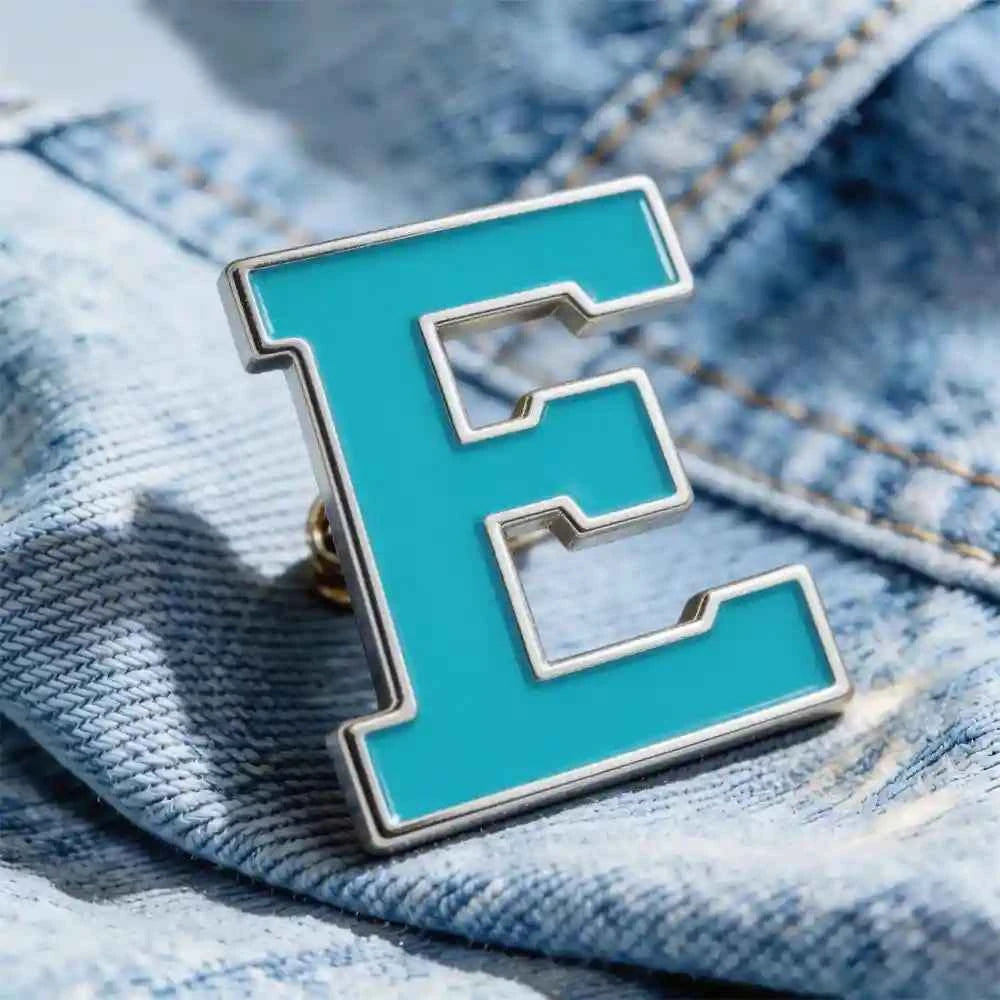 Custom A-Z Capital Letter Enamel Pin | OEM Wholesale Factory | No Minimum - GFTCRAFTS