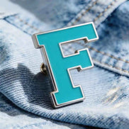Custom A-Z Capital Letter Enamel Pin | OEM Wholesale Factory | No Minimum - GFTCRAFTS
