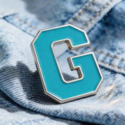 Custom A-Z Capital Letter Enamel Pin | OEM Wholesale Factory | No Minimum - GFTCRAFTS