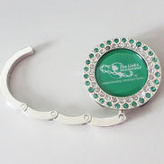 Custom Creative Table Top Folding Purse Hook Handbag Holder Accessories Metal Bag Hanger