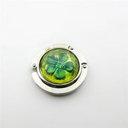 Custom Creative Table Top Folding Purse Hook Handbag Holder Accessories Metal Bag Hanger