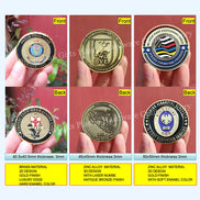 Customized Design Logo Velvet Commemorative Challenge Coins Gift Box Metal Stamping Soft Enamel Zinc Alloy Custom Challenge Coin