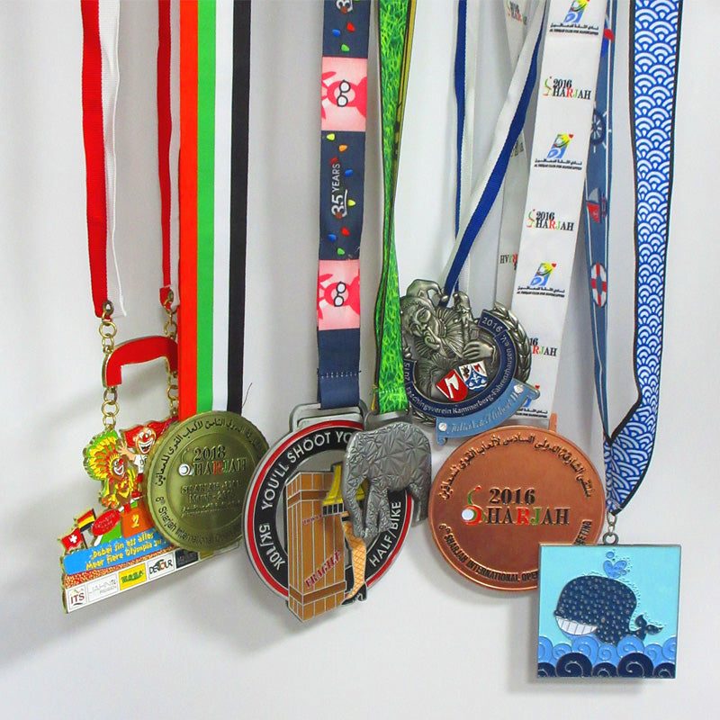 Custom Design High Quality Sports Medals Souvenir Enamel Medal with Velvet Box