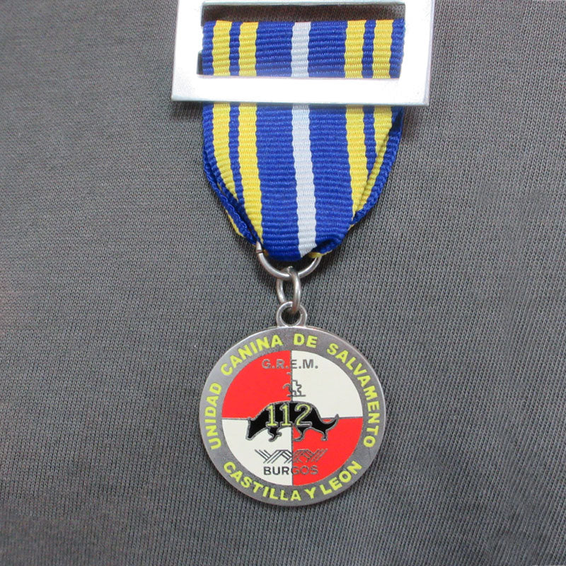 Custom Design High Quality Sports Medals Souvenir Enamel Medal with Velvet Box