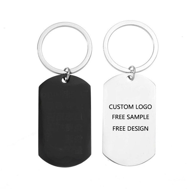 Bulk Sublimation Blank Stainless Steel Iron Alloy Key Ring Chains Holder for Girls Metal Custom Logo Keychain Key Chain