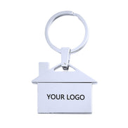 Bulk Sublimation Blank Stainless Steel Iron Alloy Key Ring Chains Holder for Girls Metal Custom Logo Keychain Key Chain
