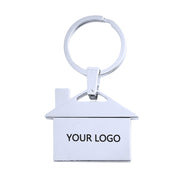 Wholesale Custom Graduation Teachers Souvenir Round Shaped Key Chain Laser Engraved Logo Metal Blank Keychain Keyring