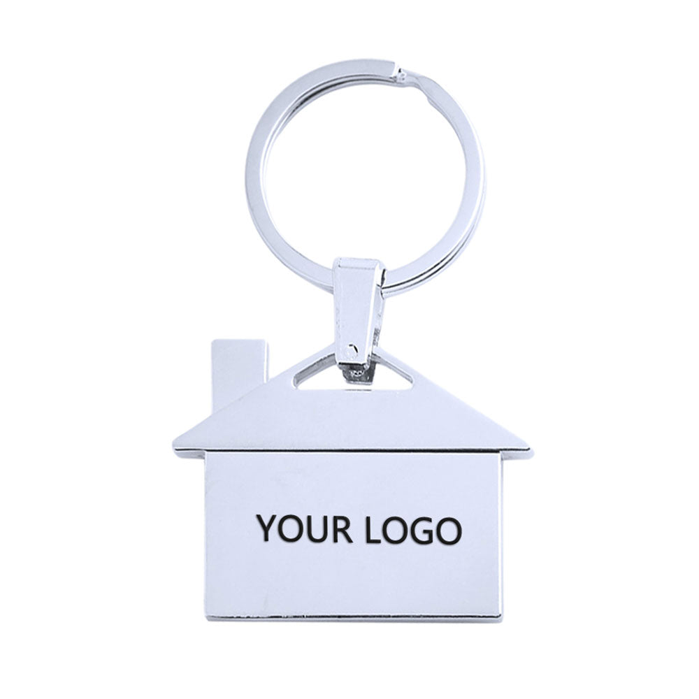 Wholesale Custom Graduation Teachers Souvenir Round Shaped Key Chain Laser Engraved Logo Metal Blank Keychain Keyring