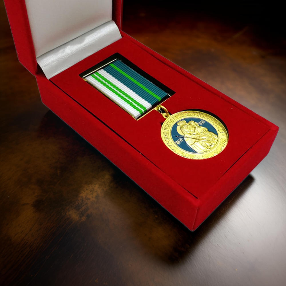 Custom Design High Quality Sports Medals Souvenir Enamel Medal with Velvet Box