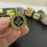 Personalized Custom logo Gold Silver Brass Soft Hard Enamel Sports Metal Championship Rings