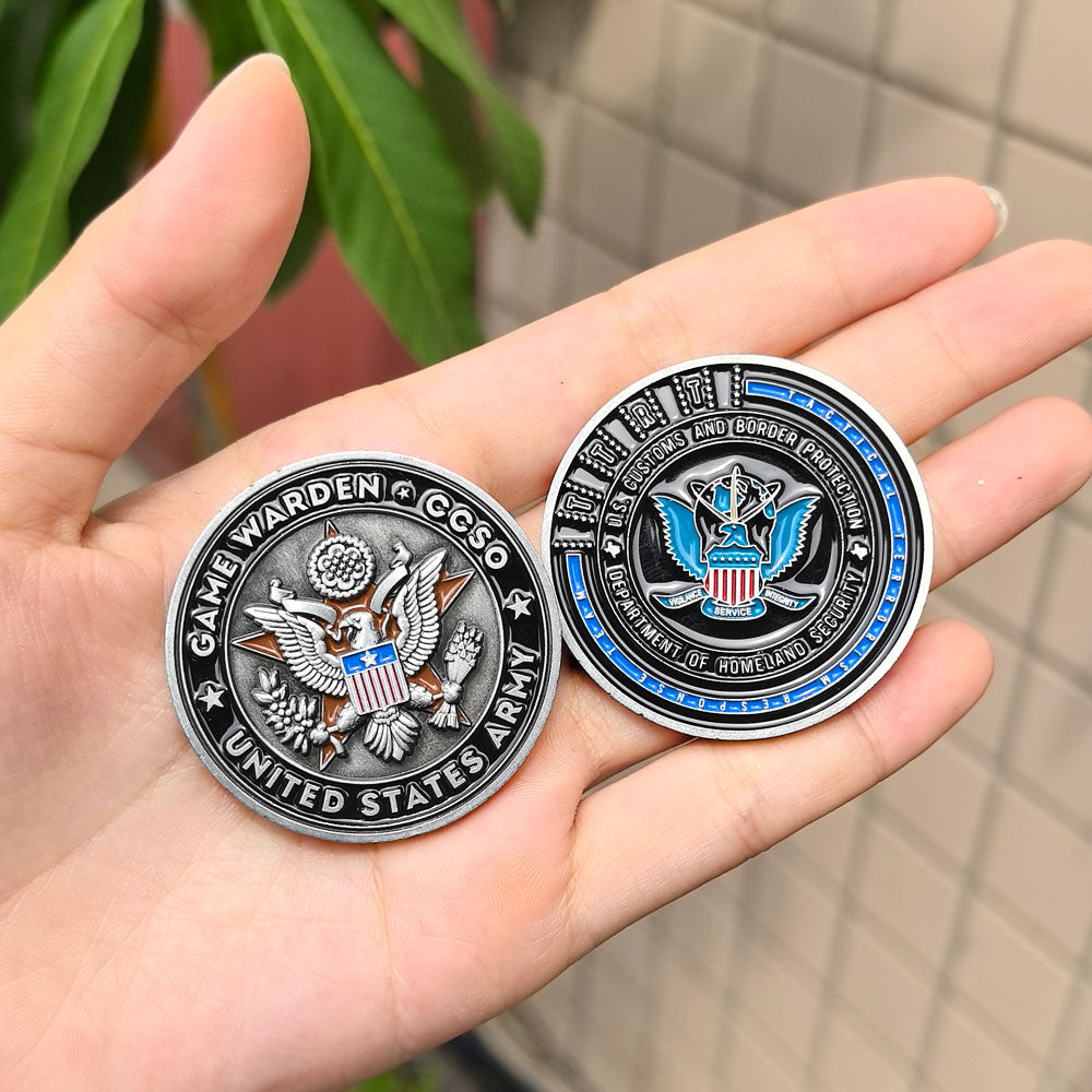 Wholesale Customized Metal Logo Gold Siver Copper Collectible Souvenir Coins Metal Crafts 3d Custom Challenge Coin