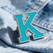 Custom A-Z Capital Letter Enamel Pin | OEM Wholesale Factory | No Minimum - GFTCRAFTS