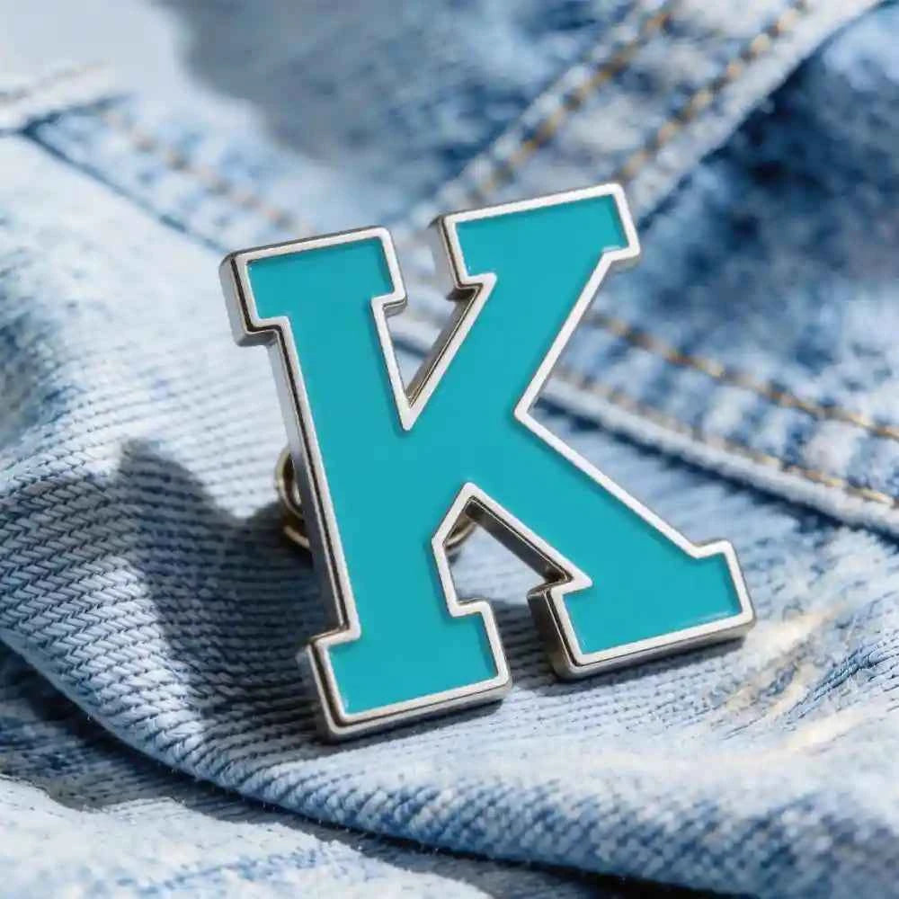 Custom A-Z Capital Letter Enamel Pin | OEM Wholesale Factory | No Minimum - GFTCRAFTS