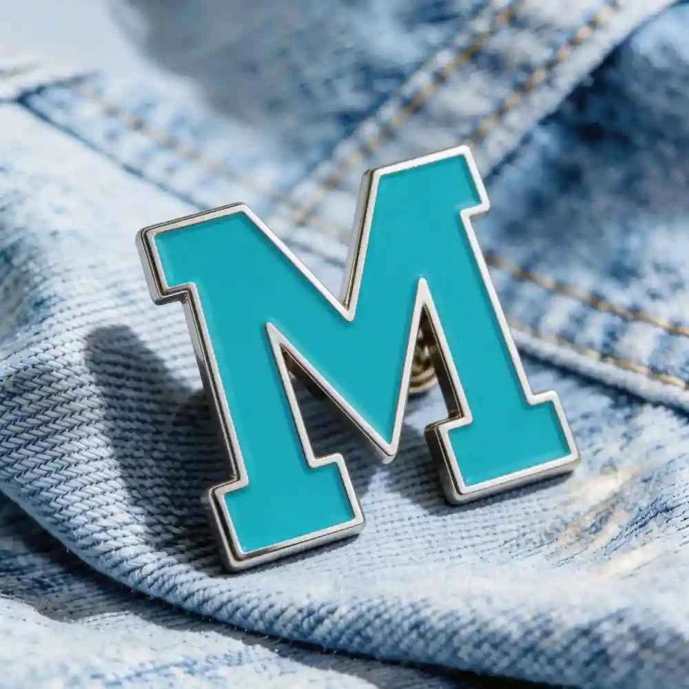 Custom A-Z Capital Letter Enamel Pin | OEM Wholesale Factory | No Minimum - GFTCRAFTS