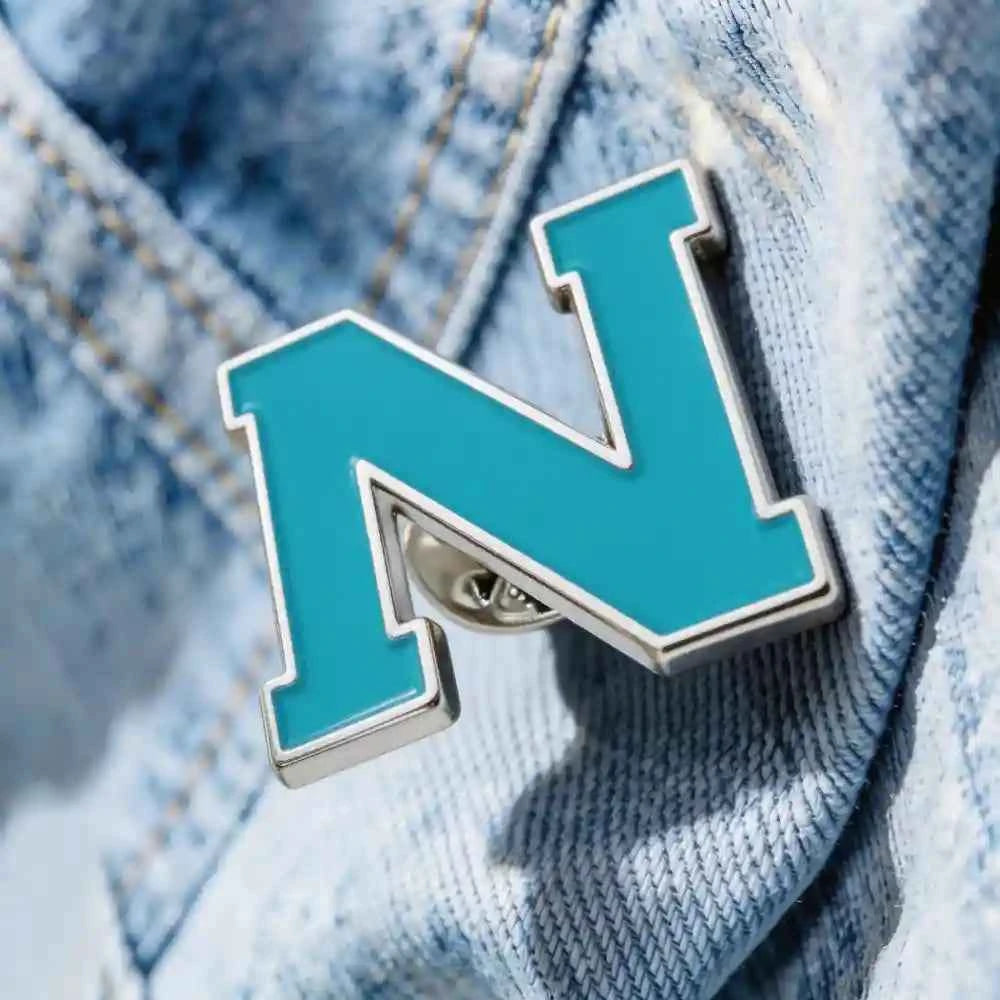 Custom A-Z Capital Letter Enamel Pin | OEM Wholesale Factory | No Minimum - GFTCRAFTS