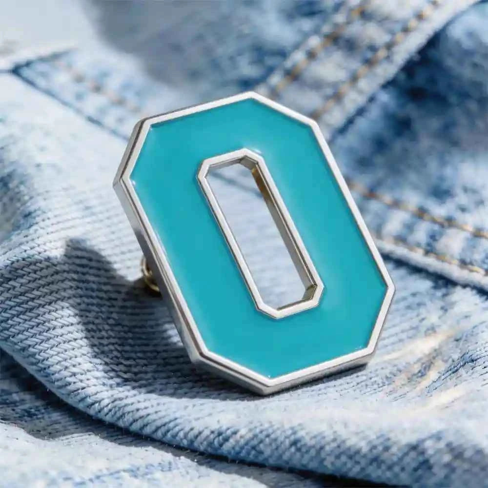 Custom A-Z Capital Letter Enamel Pin | OEM Wholesale Factory | No Minimum - GFTCRAFTS